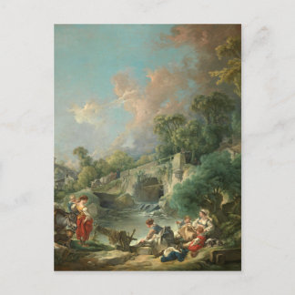 Cartão Postal WasherWomen - François Boucher