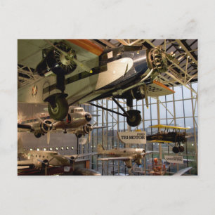 Cartão Postal WASHINGTON, D.C. USA. Aircraft displayed in