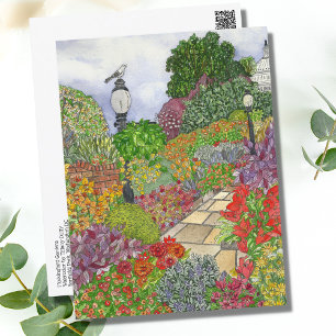 Cartão Postal Washington D.C. Watercolor