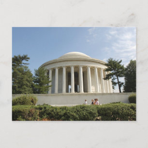 Cartão Postal Washington, DC. Memorial Thomas Jefferson
