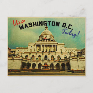 Cartão Postal Washington DC Vintage
