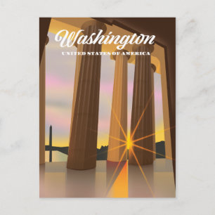Cartão Postal Washington Estados Unidos da América