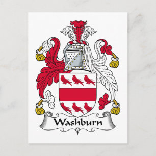 Cartão Postal Washington Family Crest