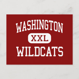 Cartão Postal Washington - Wildcats - High - Kansas City Kansas