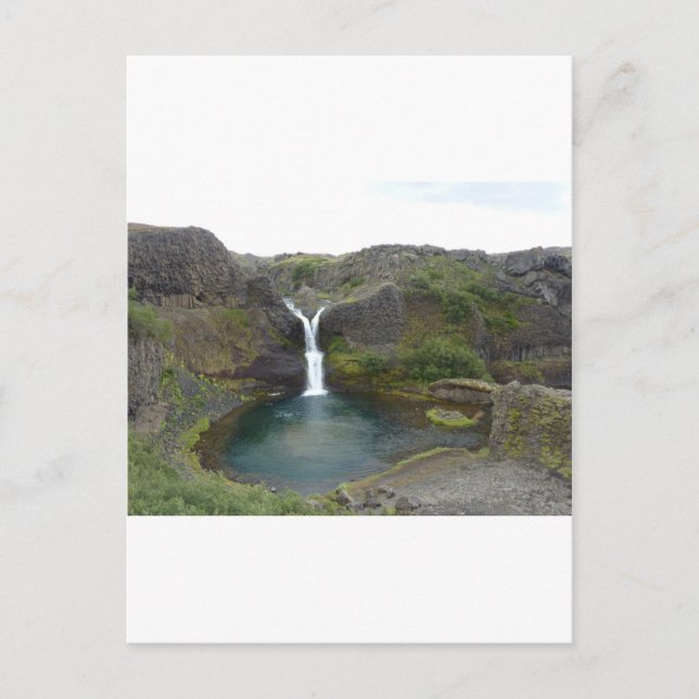 Cartão Postal Wasserfall in See (Frente)