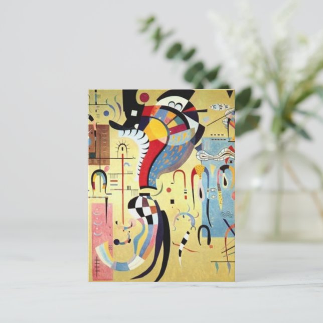 Cartão Postal Wassily Kandinsky (Em pé/Frente)