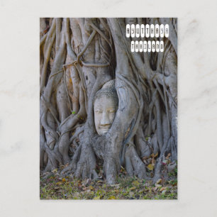 Cartão Postal Wat Mahatha Budha Head