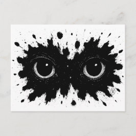 Cartão Postal Watcher in the Ink: Eye‑Blot Sigil