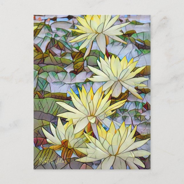 Cartão Postal Water Lilies [Postcard] (Frente)