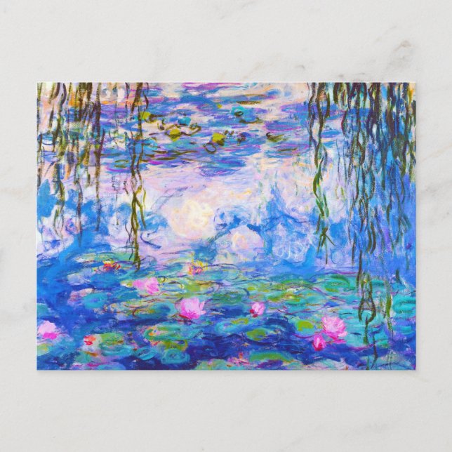 Cartão Postal Water Lily Claude Monet (Frente)
