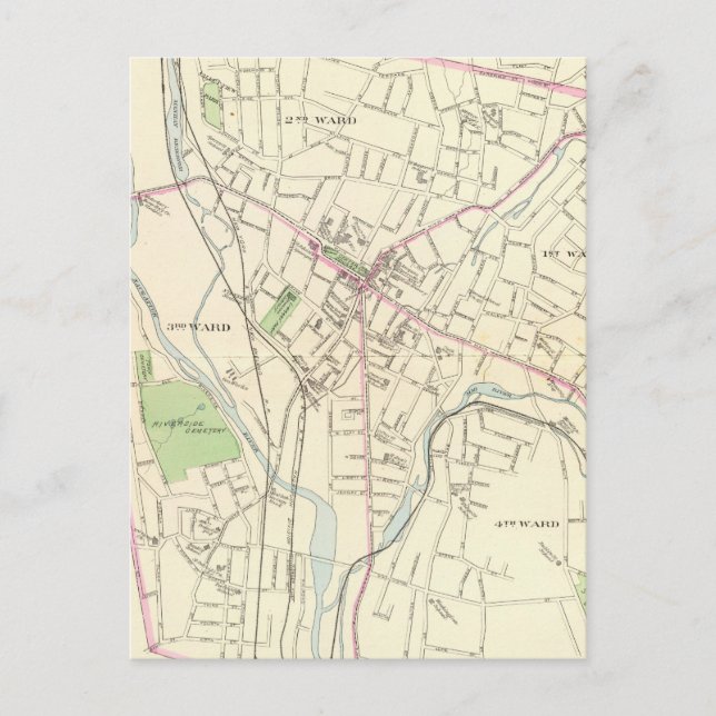 Cartão Postal Waterbury (Frente)