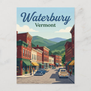 Cartão Postal Waterbury Vermont
