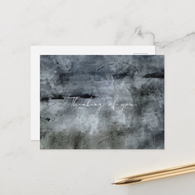 Cartão Postal Watercolor Abstract (Frente/Verso In Situ)