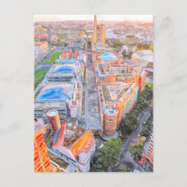 Cartão Postal Watercolor Berlin. Acards of Potsdamer Platz