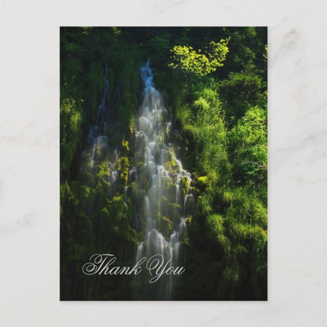 CARTÃO POSTAL WATERFALL OBRIGADO (Frente)