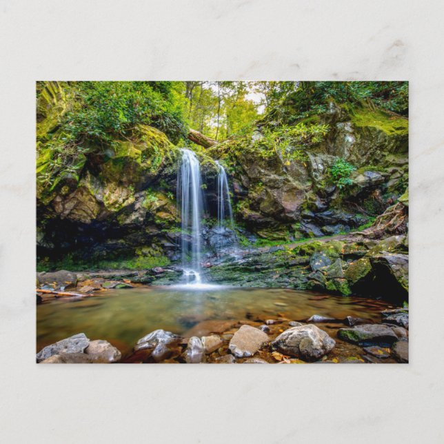 Cartão Postal Waterfalls | Smokey Mountain National Park (Frente)