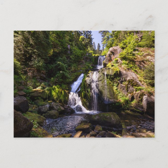 Cartão Postal Waterfalls | Triberger Wasserfälle, Germany (Frente)