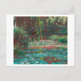CARTÃO POSTAL "WATERLILY POND" 1889 CLAUDE MONET