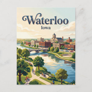 Cartão Postal Waterloo, Iowa