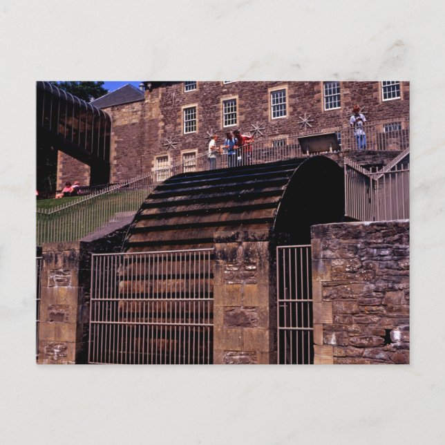 Cartão Postal Waterroda New Lanark Scotland (Frente)