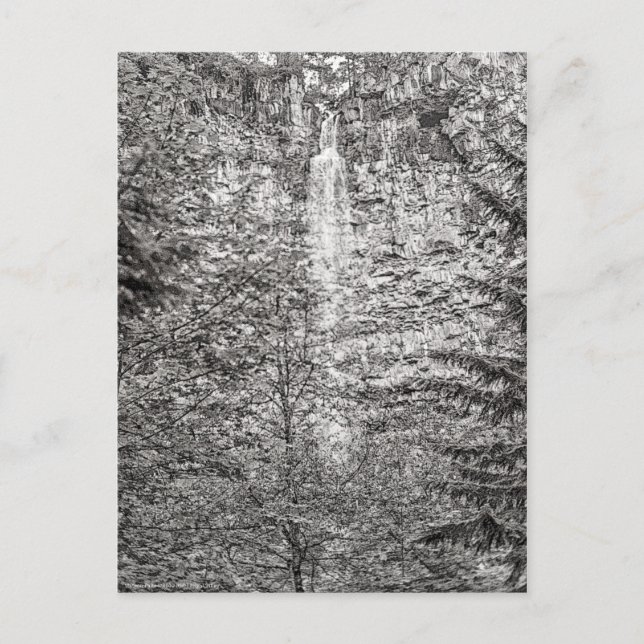 Cartão Postal Watson Falls (Frente)