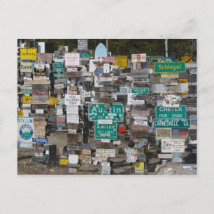 Cartão Postal Watson Sinal de Lago Floresta Postada