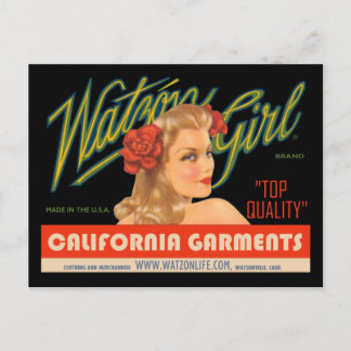 Cartão Postal Watzón Girl #3 ©