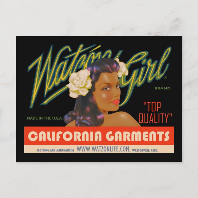 Cartão Postal Watzón Girl #4 © (Frente)