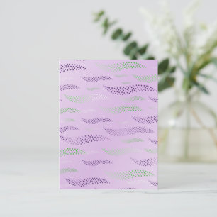 Cartão Postal Waves Tiger (padrão estilizado) 3