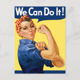 Cartão Postal We Can Do It! Rosie the Riveter