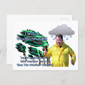Cartão Postal Weatherman Bill