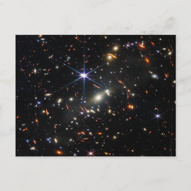 Cartão Postal Webb's First Deep Field Unveiled (Frente)