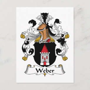 Cartão Postal Weber Family Crest