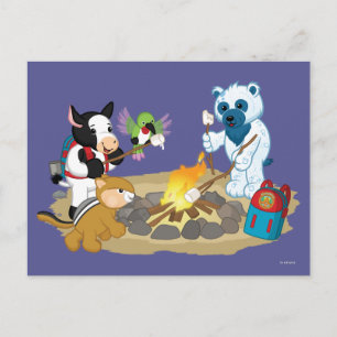 Cartão Postal Webkinz   Campfire Marshmallow 2