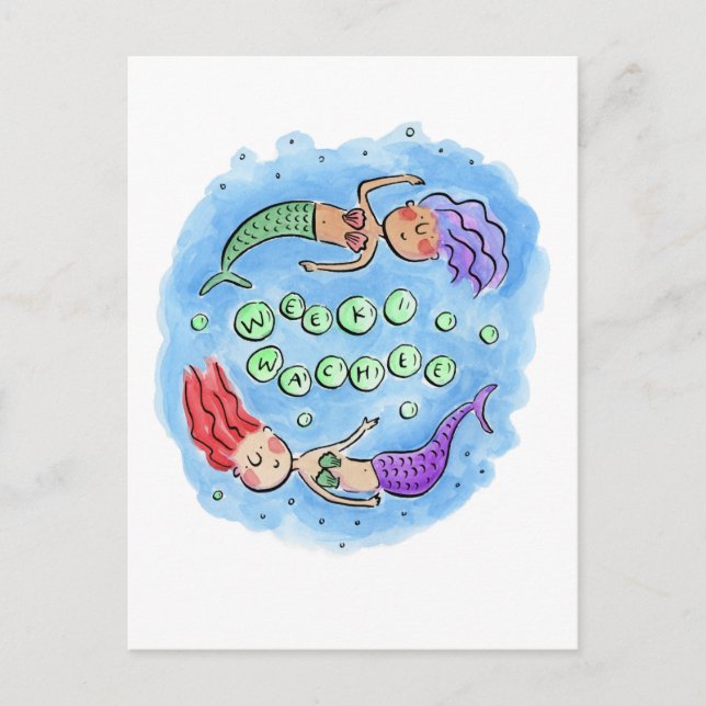 Cartão Postal Weeki Wachee (Frente)