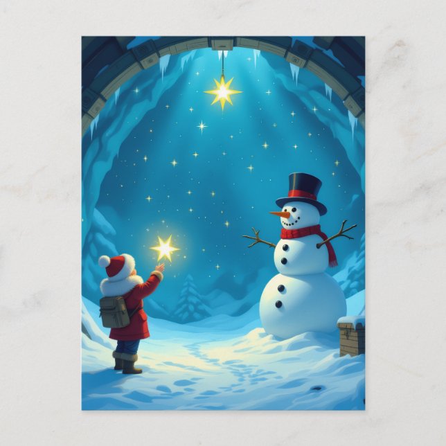 Cartão Postal „Weihnachtliche Harmonie“ (Frente)