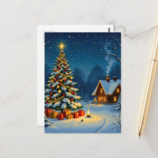 Cartão Postal „Weihnachtliche Harmonie“ (Frente/Verso In Situ)