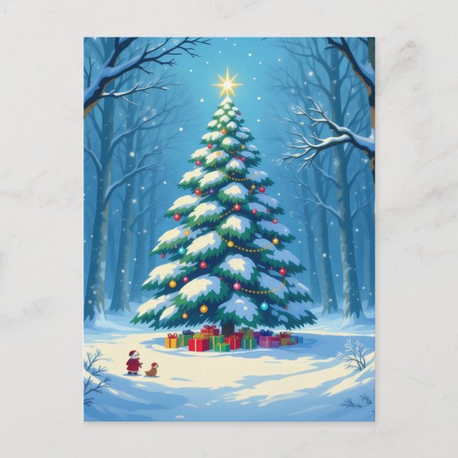 Cartão Postal „Weihnachtliche Harmonie“ (Frente)