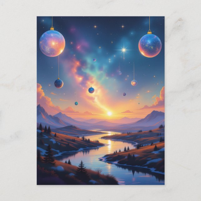 Cartão Postal „Weihnachtliche Harmonie“ (Frente)