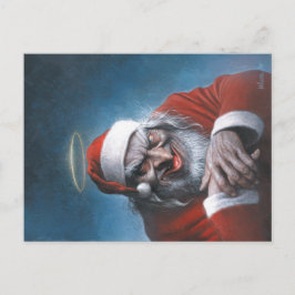 Cartão Postal Weihnachtsmann Santa Claus por Sebastian Krüger