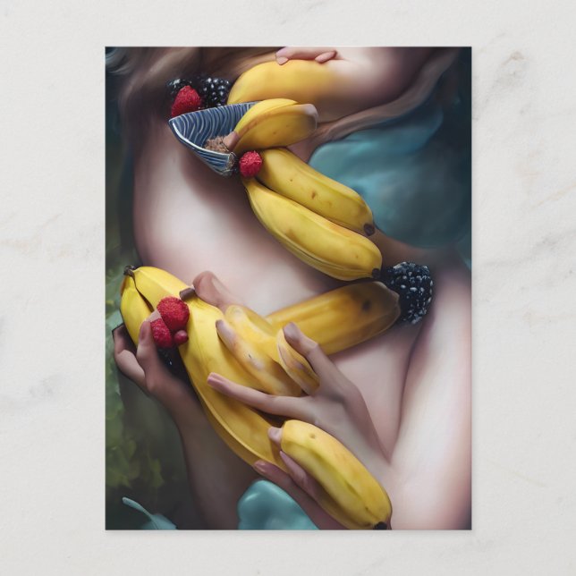 Cartão Postal Weird AI Gone Bananas (Frente)