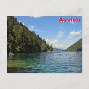 Cartão Postal Weissensee, Áustria