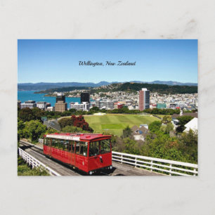 Cartão Postal Wellington, fotografia cênica da Nova Zelândia