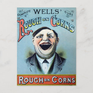 Cartão Postal Wells Rough em Advertisement de Cornos