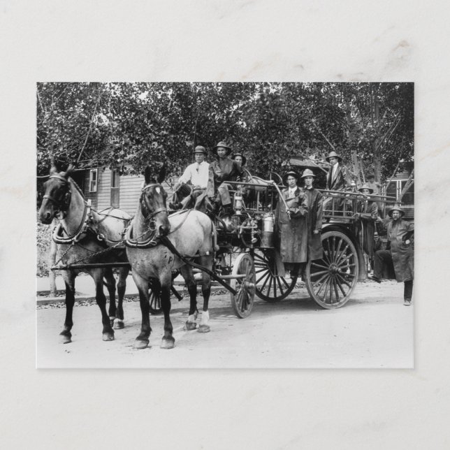 Cartão Postal Wenatchee Fire Dept, 1911 (Frente)