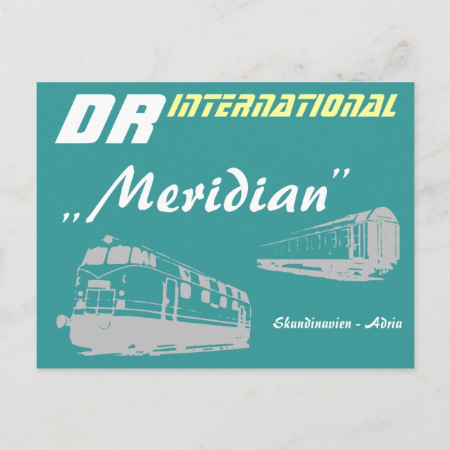 Cartão Postal Werbung DDR Reichsbahn (Frente)