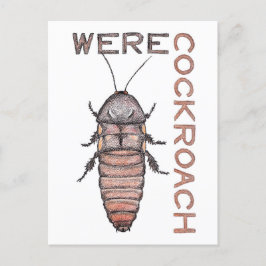 Cartão postal Werecockroach