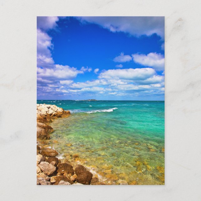 Cartão Postal West End Grand Bahamas (Frente)