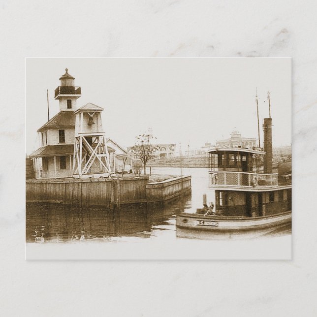 Cartão Postal West End New Orleans 1906 (Frente)