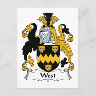 Cartão Postal West Family Crest